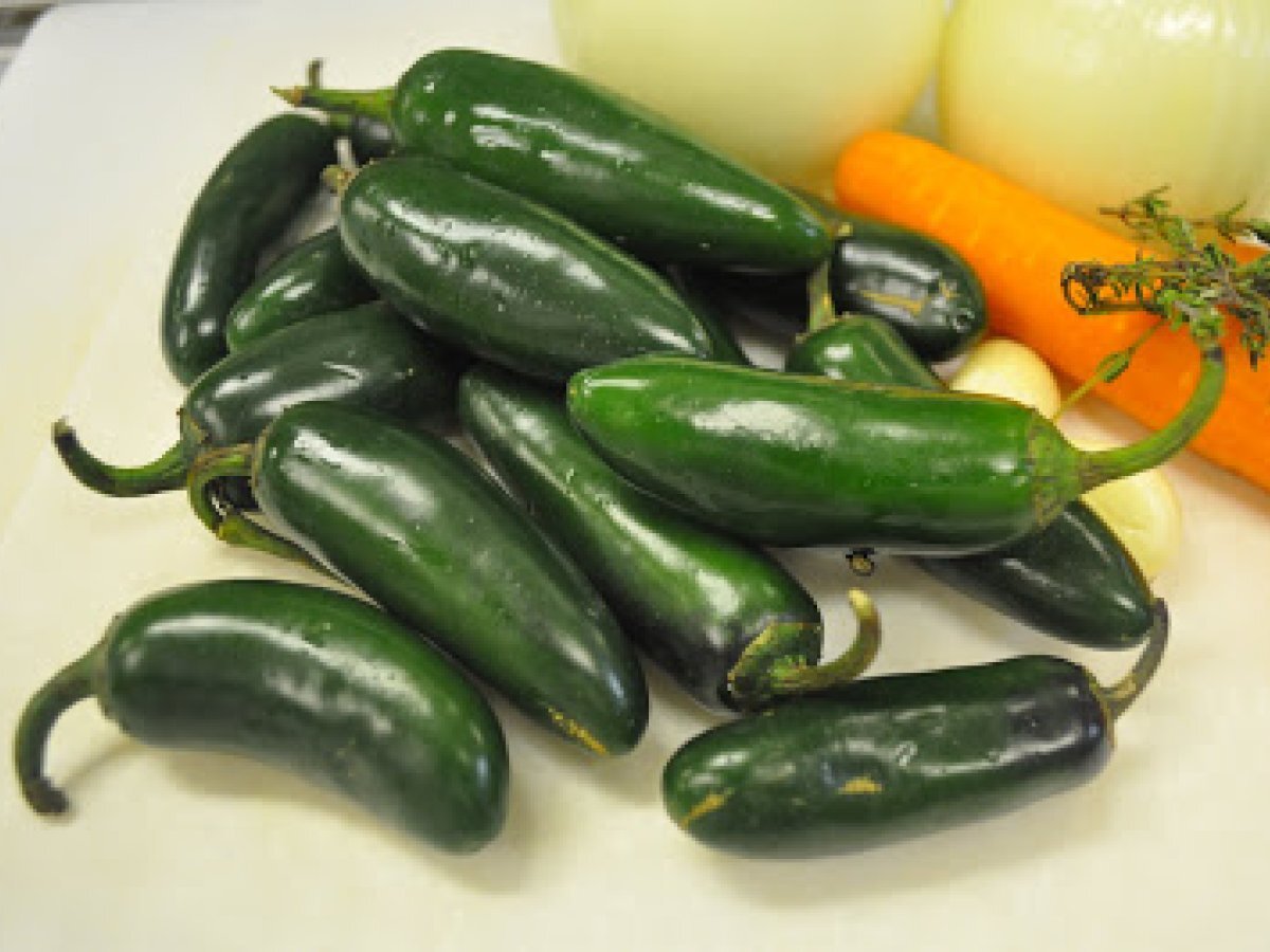 Jalapeños en escabeche... Receta Petitchef