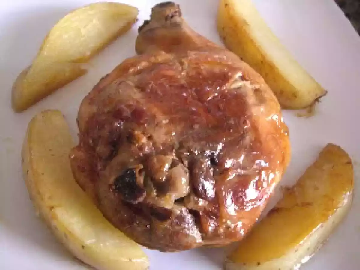 Jamoncitos de cochinillo al horno