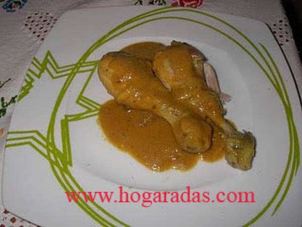 Jamoncitos de pollo al curry