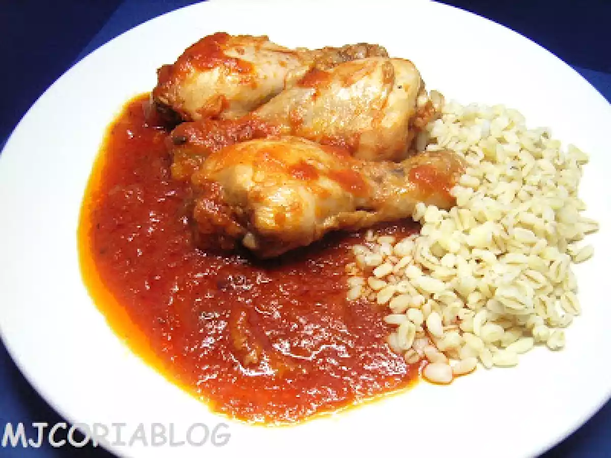 Jamoncitos de pollo en salsa perrins