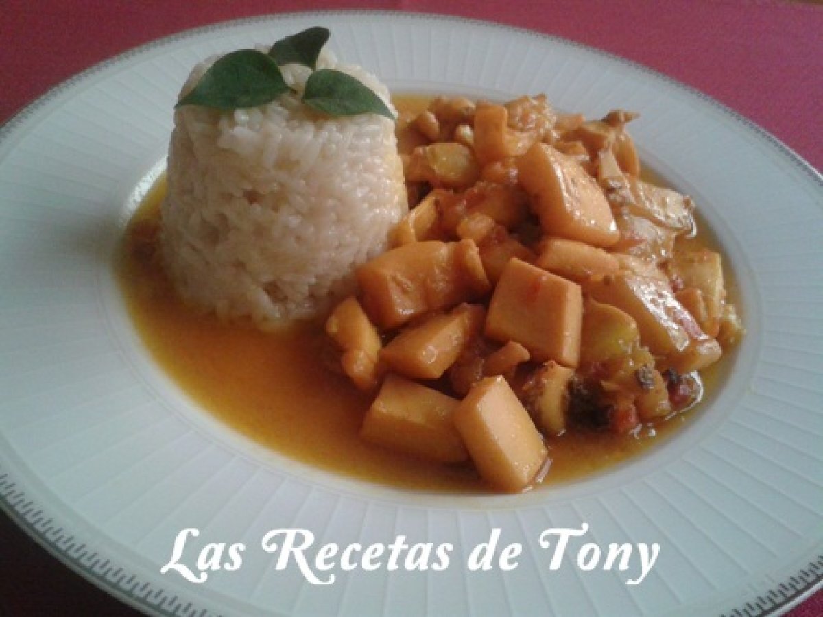 Jibia en salsa a la marinera Receta Petitchef