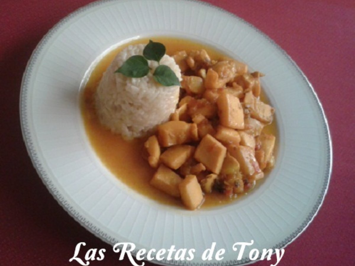 Jibia en salsa a la marinera Receta Petitchef