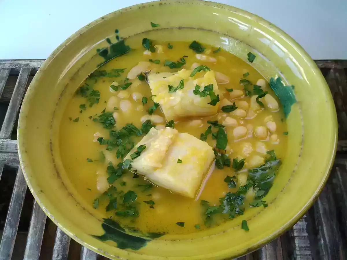 Judías blancas con bacalao - foto 2
