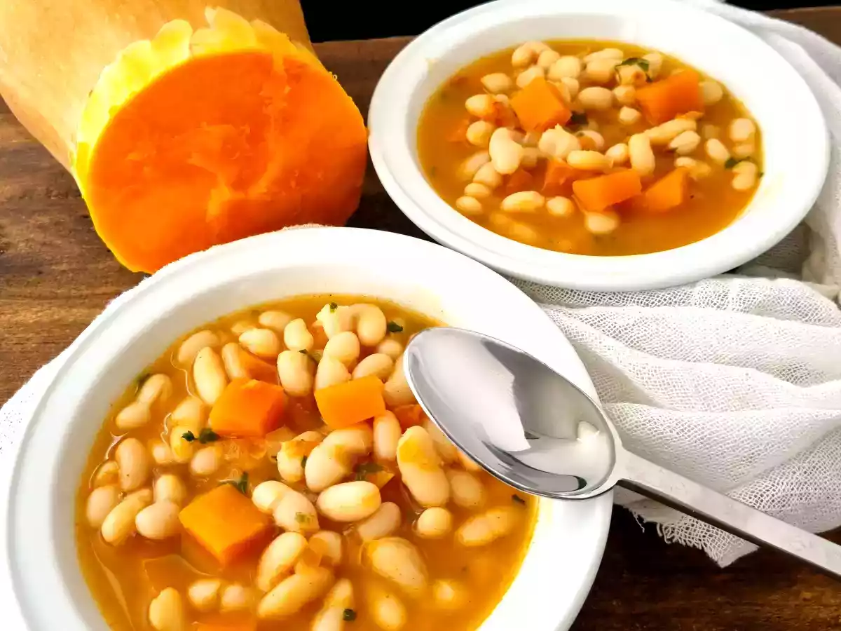 Judías blancas con calabaza - foto 2