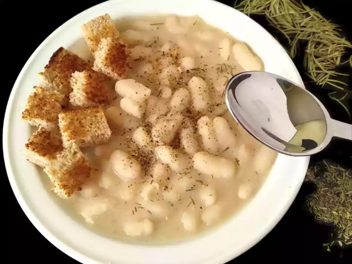 Judías blancas con romero y ajo {pura simplicidad}