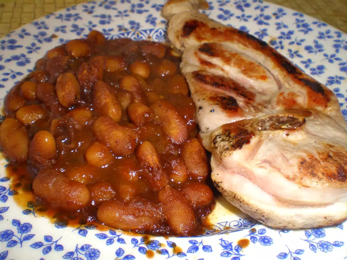 Judias blancas picantes a la barbacoa - foto 2