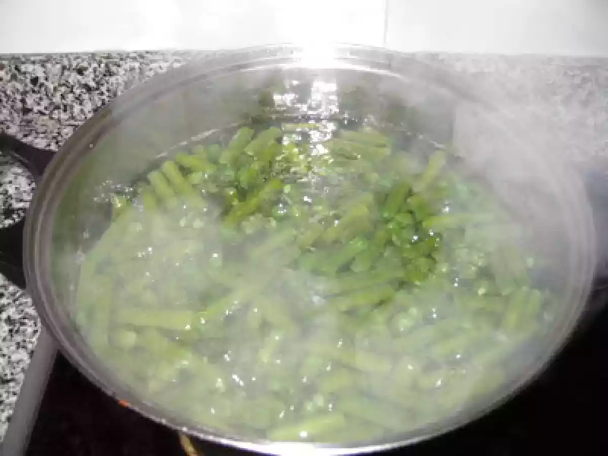 Judías finas salteadas con jamón - foto 4