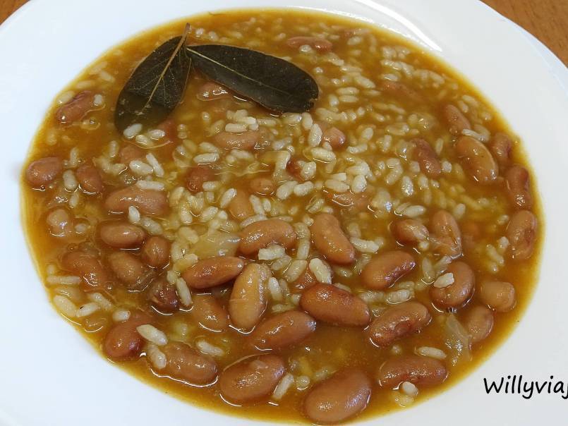 Judías pintas o canela con arroz - foto 2