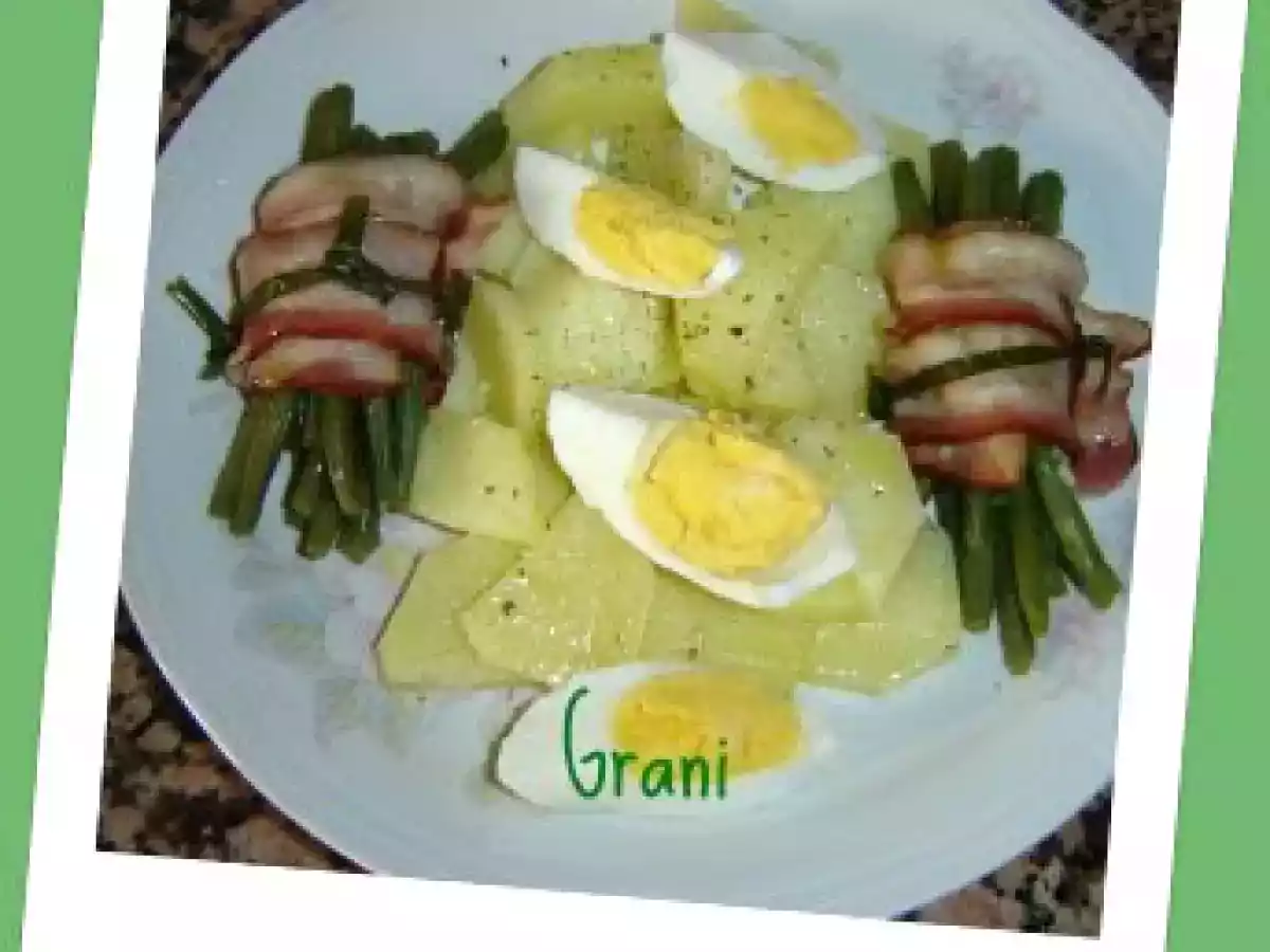 Judías verdes con bacon - Mycook