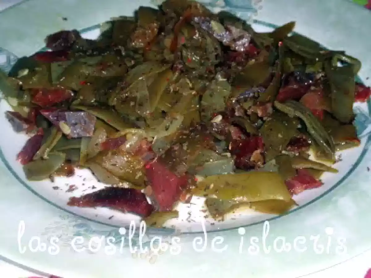 Judías verdes con jamón en FUSSIONCOOK