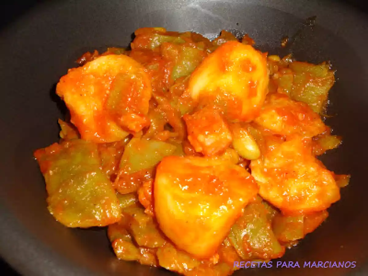 JUDÍAS VERDES CON PATATA
