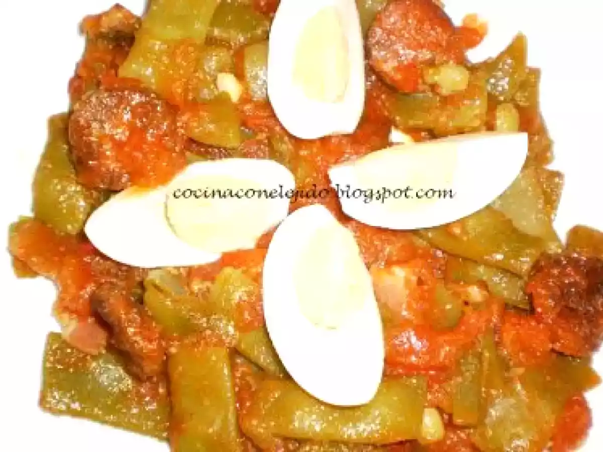 JUDIAS VERDES CON TOMATE