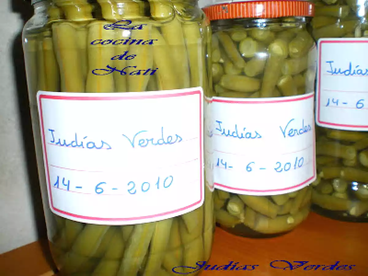 JUDÍAS VERDES EN CONSERVA. - foto 2