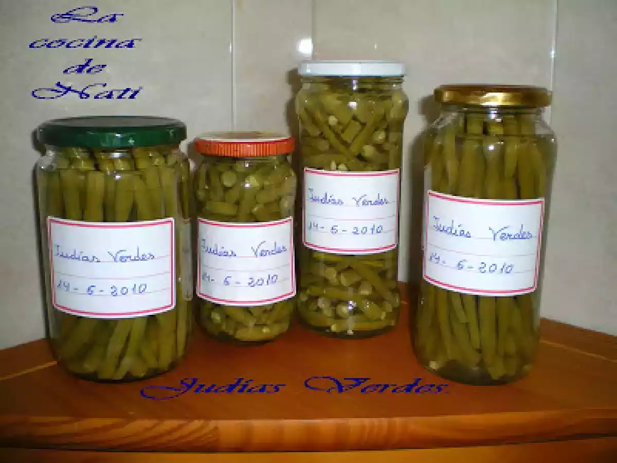 JUDÍAS VERDES EN CONSERVA. - foto 3