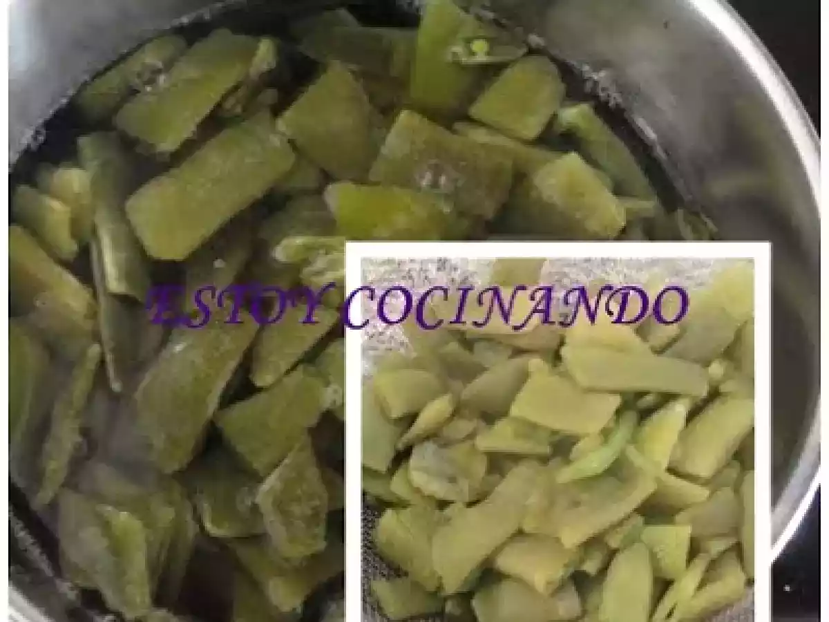 Judías verdes gratinadas - foto 2