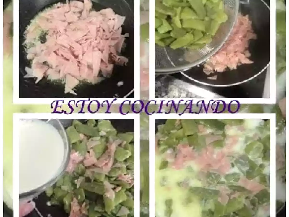 Judías verdes gratinadas - foto 3