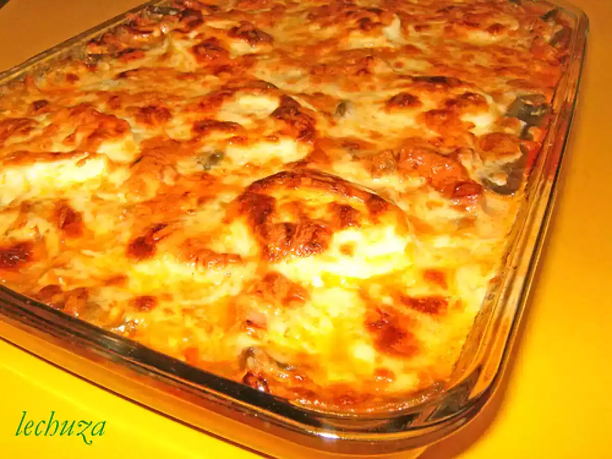 Judías verdes gratinadas