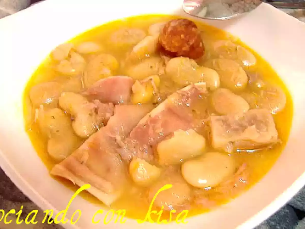 Judiones con Cerdo