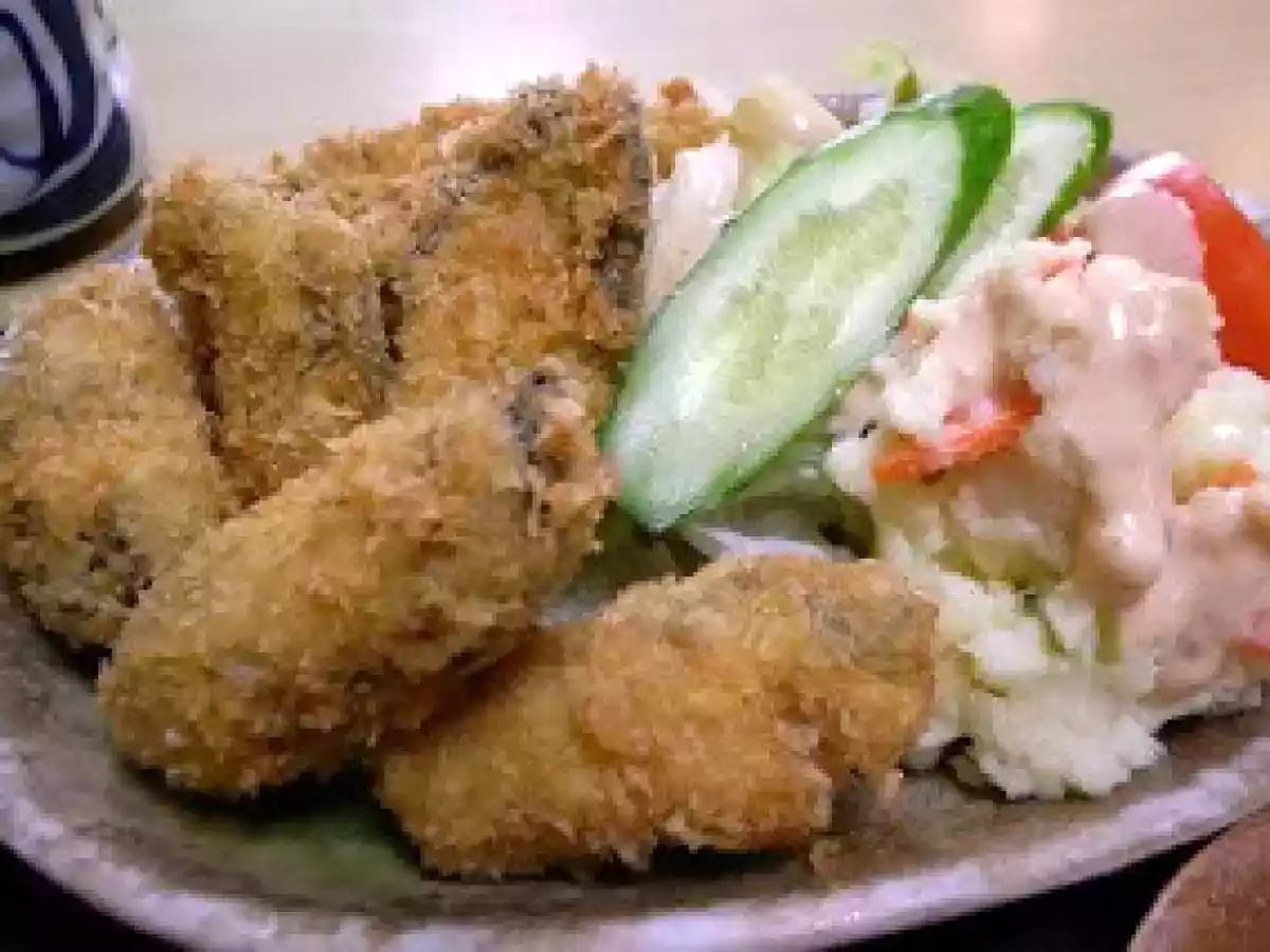 Kaki - Ostras rebozadas