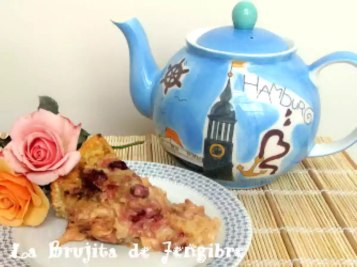 Kuchen de manzanas y frambuesas - foto 2