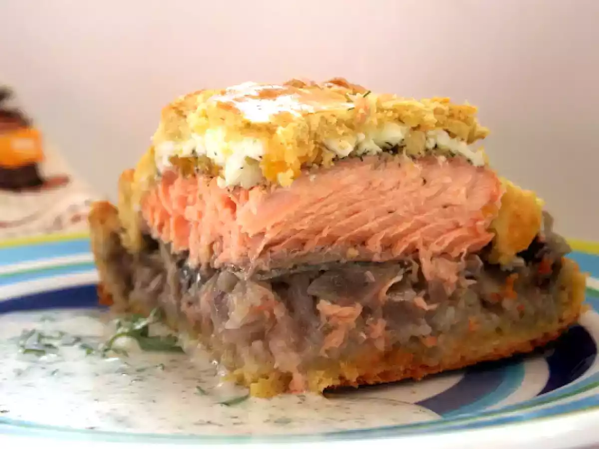 Kulibiak Pastel de salmon Ruso - foto 3