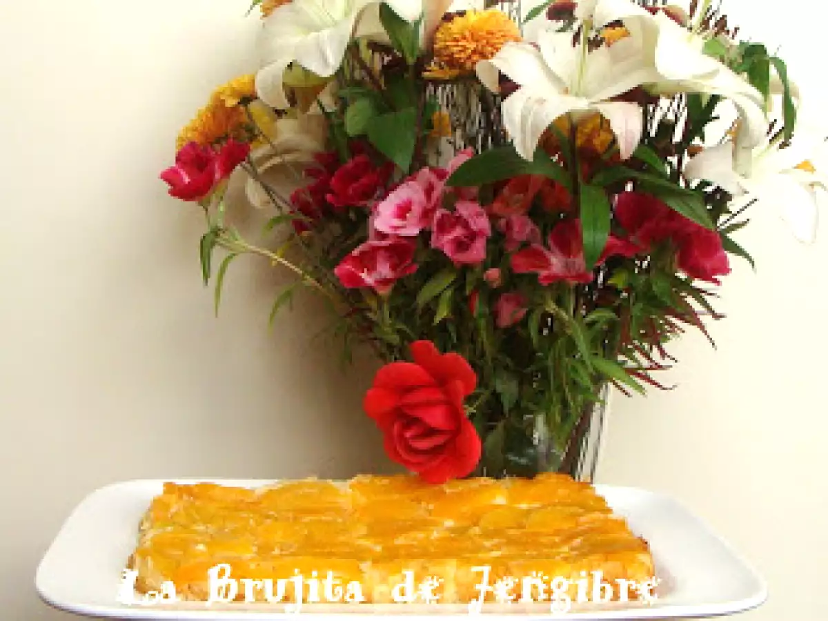 LA 1° RECETA QUE ME ENSEÑÓ MI MAMÁ...QUEQUE AL REVÉS DE DURAZNO!!!