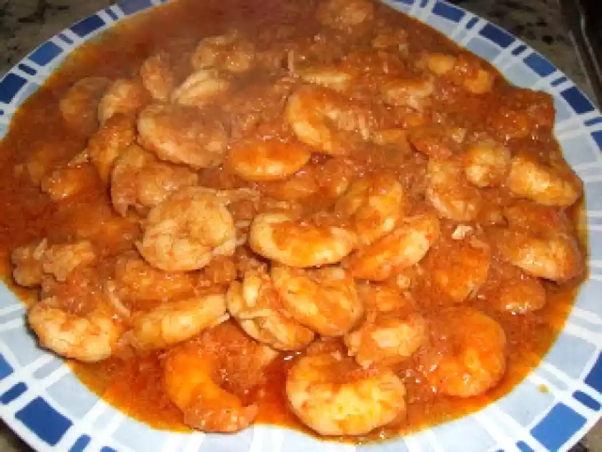 Langostinos a la marinera