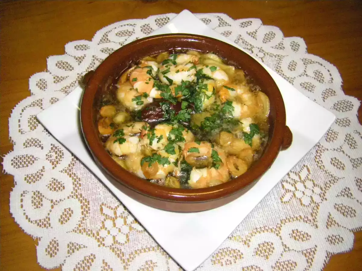LANGOSTINOS AL AJILLO