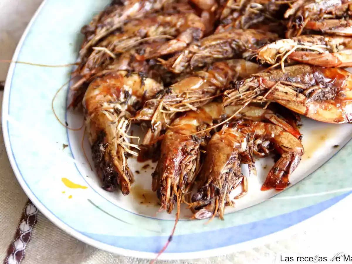 Langostinos al horno