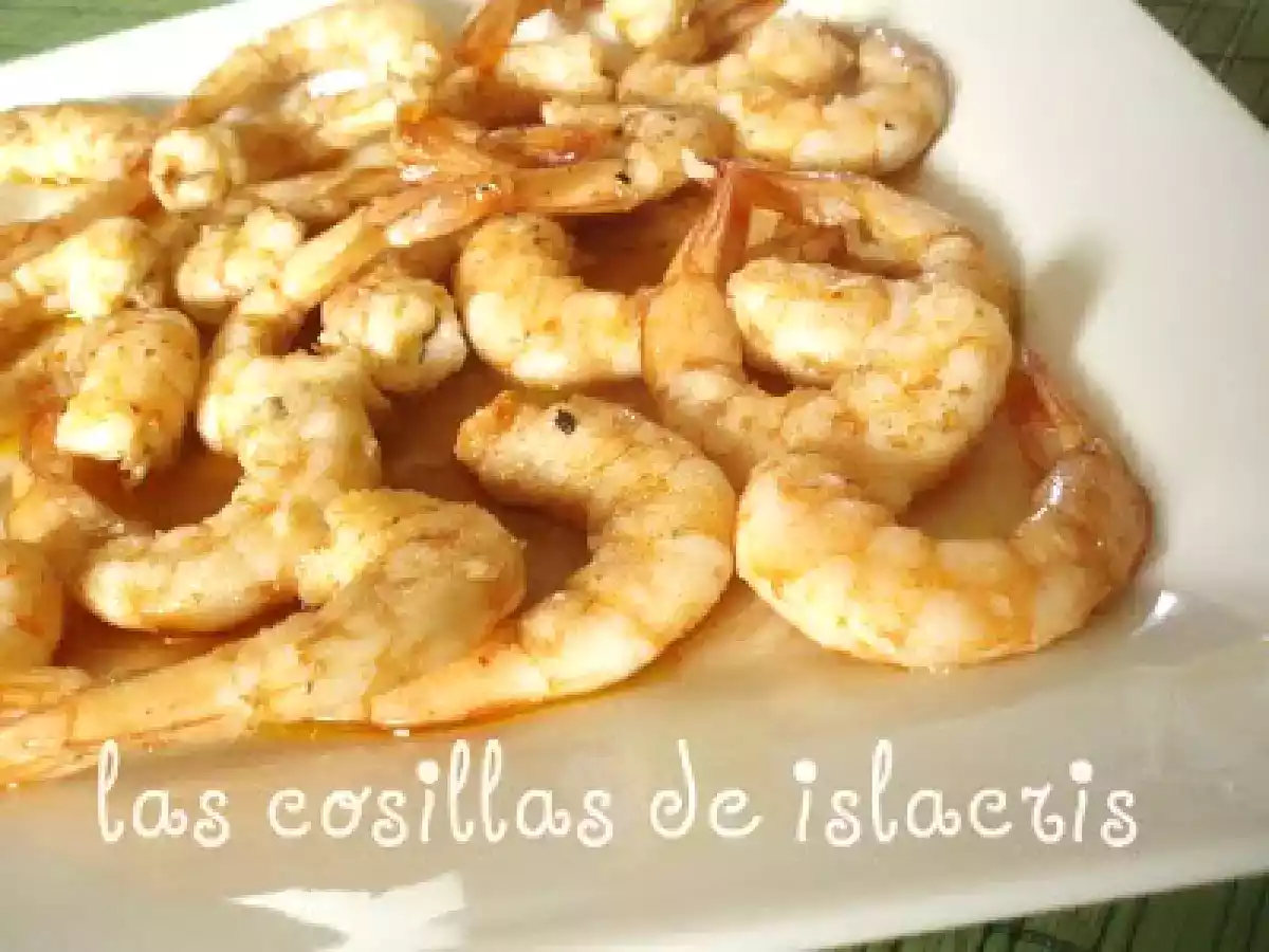 Langostinos Barbara en Fussioncook