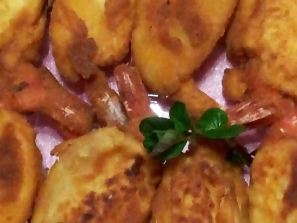 Langostinos con bechamel rebozados - foto 2