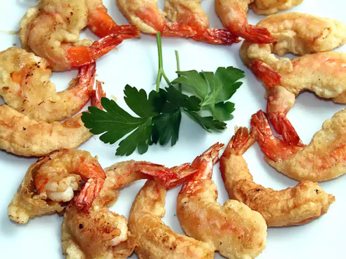 Langostinos en tempura - foto 2