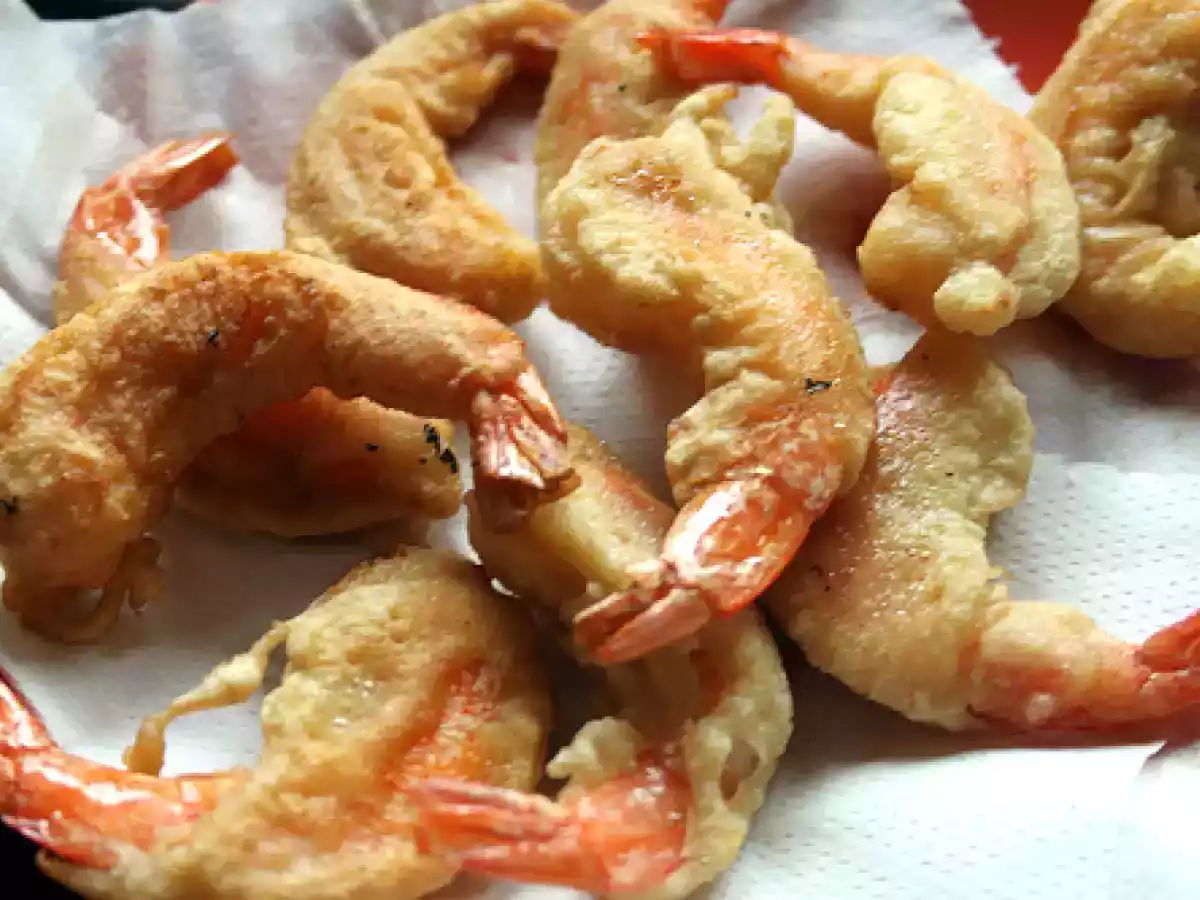 Langostinos en tempura - foto 3