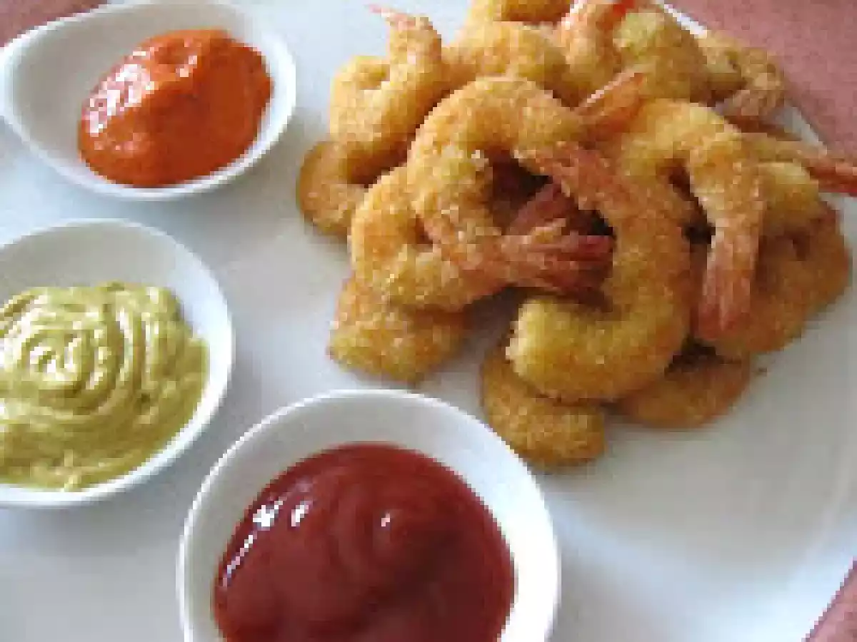 Langostinos rebozados