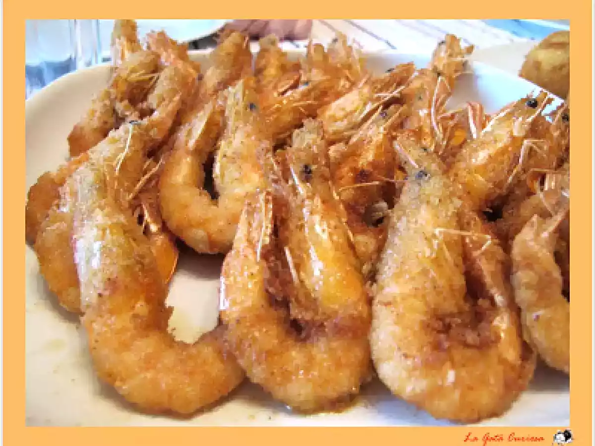 LANGOSTINOS REBOZADOS EN COCO