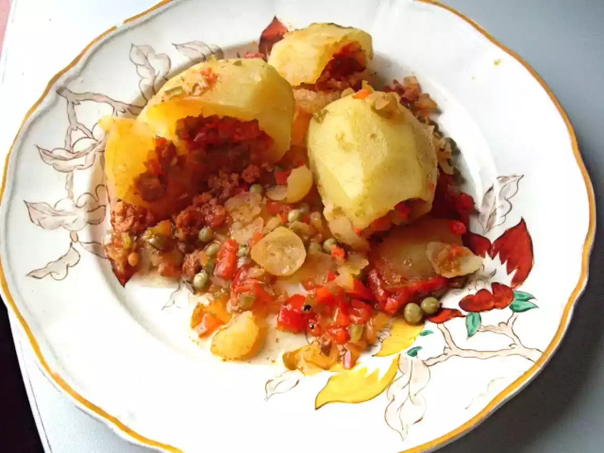 Las Patatas Rellenas de Chorizo de mi Abuela - foto 2
