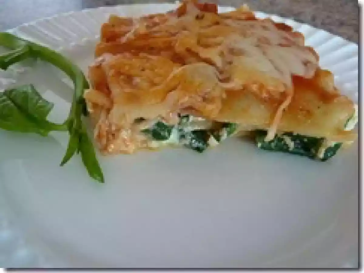 Lasagna de queso ricota y espinaca - foto 6