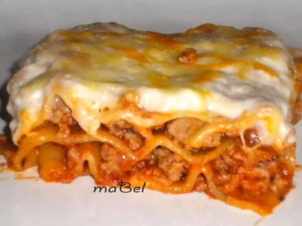 Lasagna rápida de carne con placas precocidas - foto 2