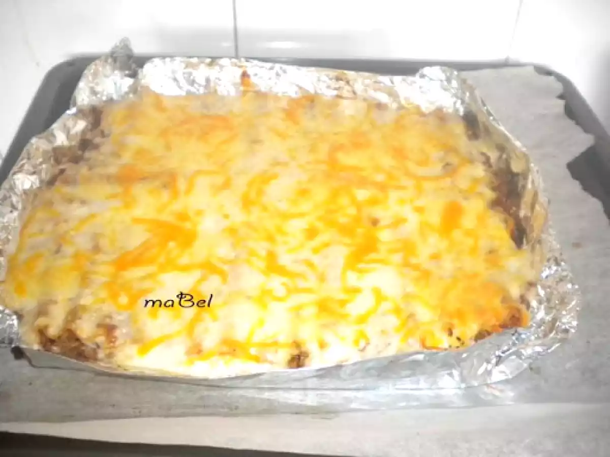 Lasagna rápida de carne con placas precocidas - foto 3