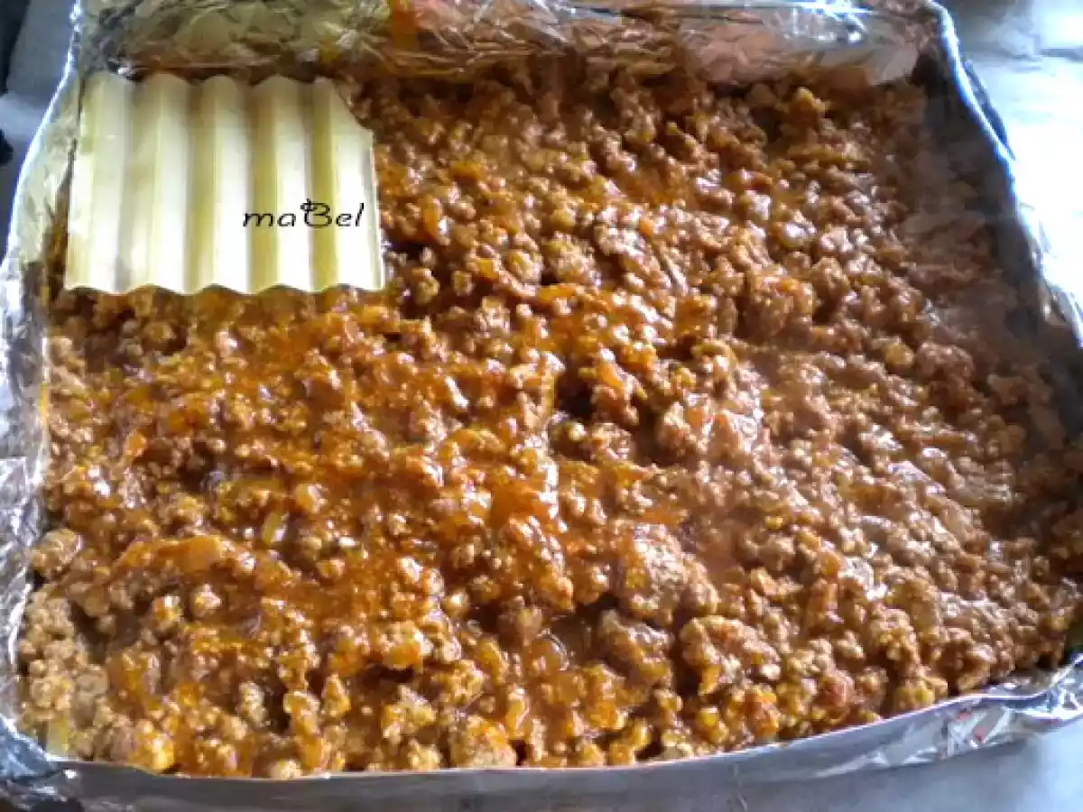 Lasagna rápida de carne con placas precocidas - foto 4