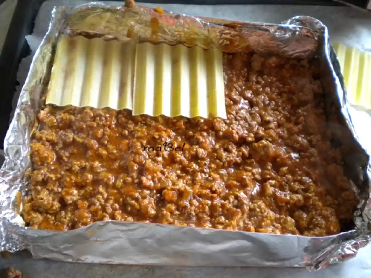 Lasagna rápida de carne con placas precocidas - foto 6
