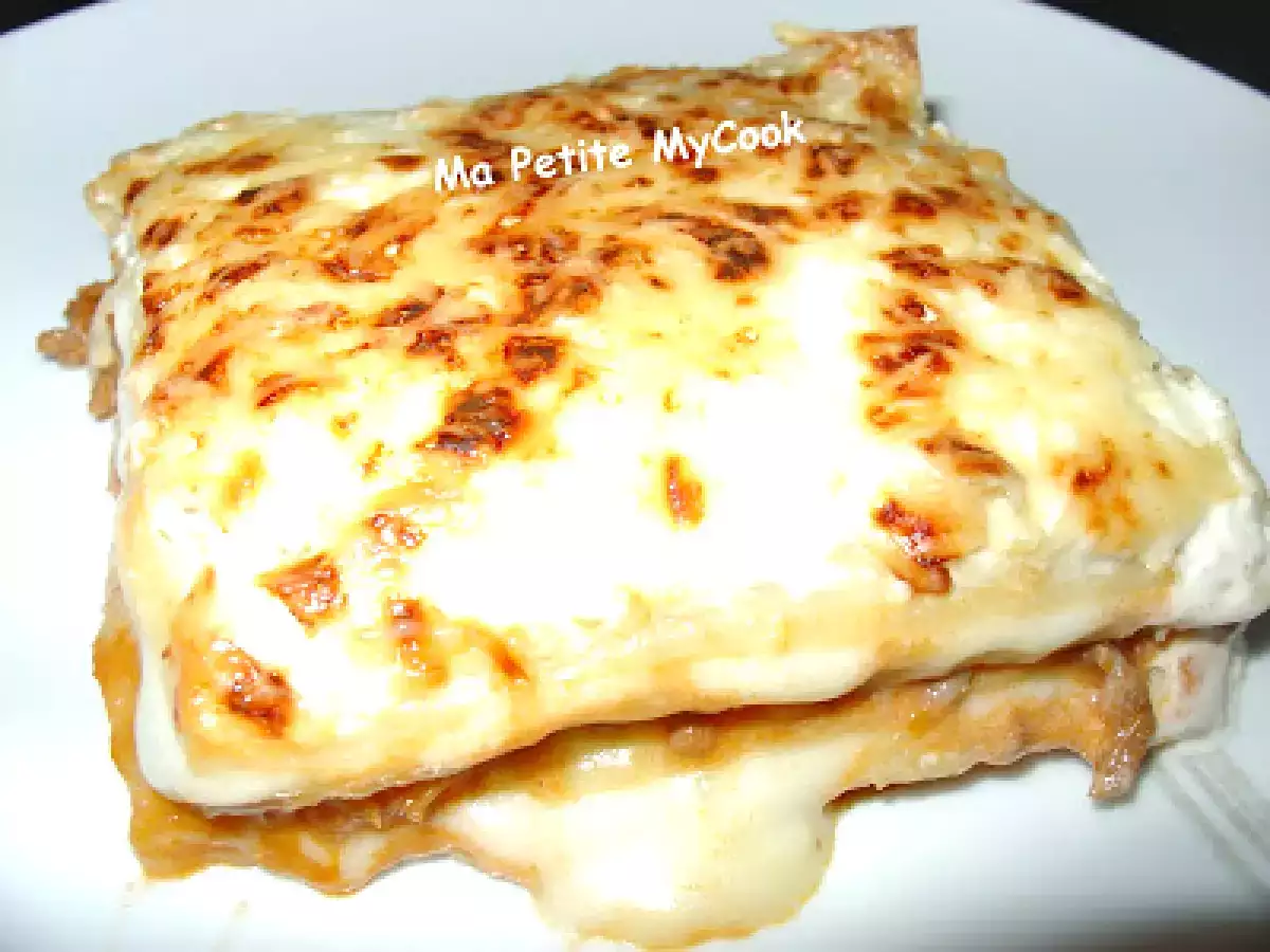 Lasaña boloñesa con mozzarella - foto 4