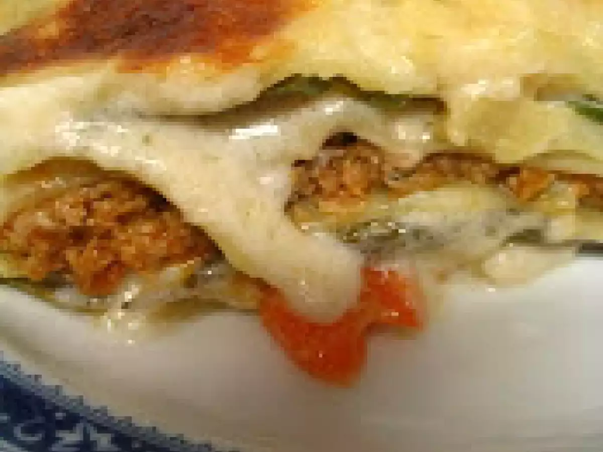 LASAÑA CON SOBRAS DEL PUCHERO/COCIDO Y ALGO MÁS - foto 2