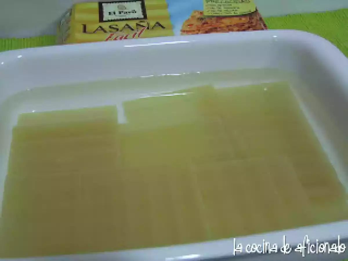 Lasaña de bacalao y gambas - foto 2