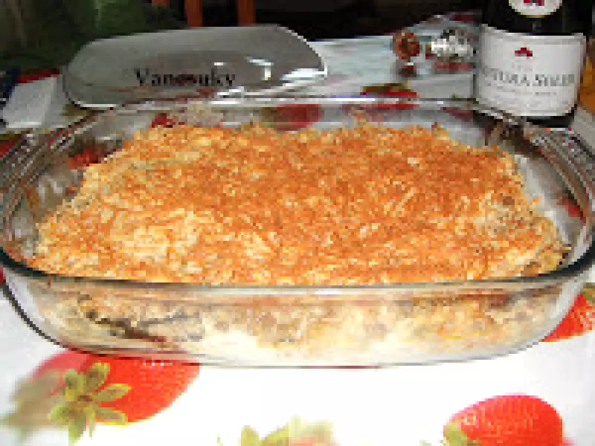 Lasaña de berenjena con carne (sin gluten)