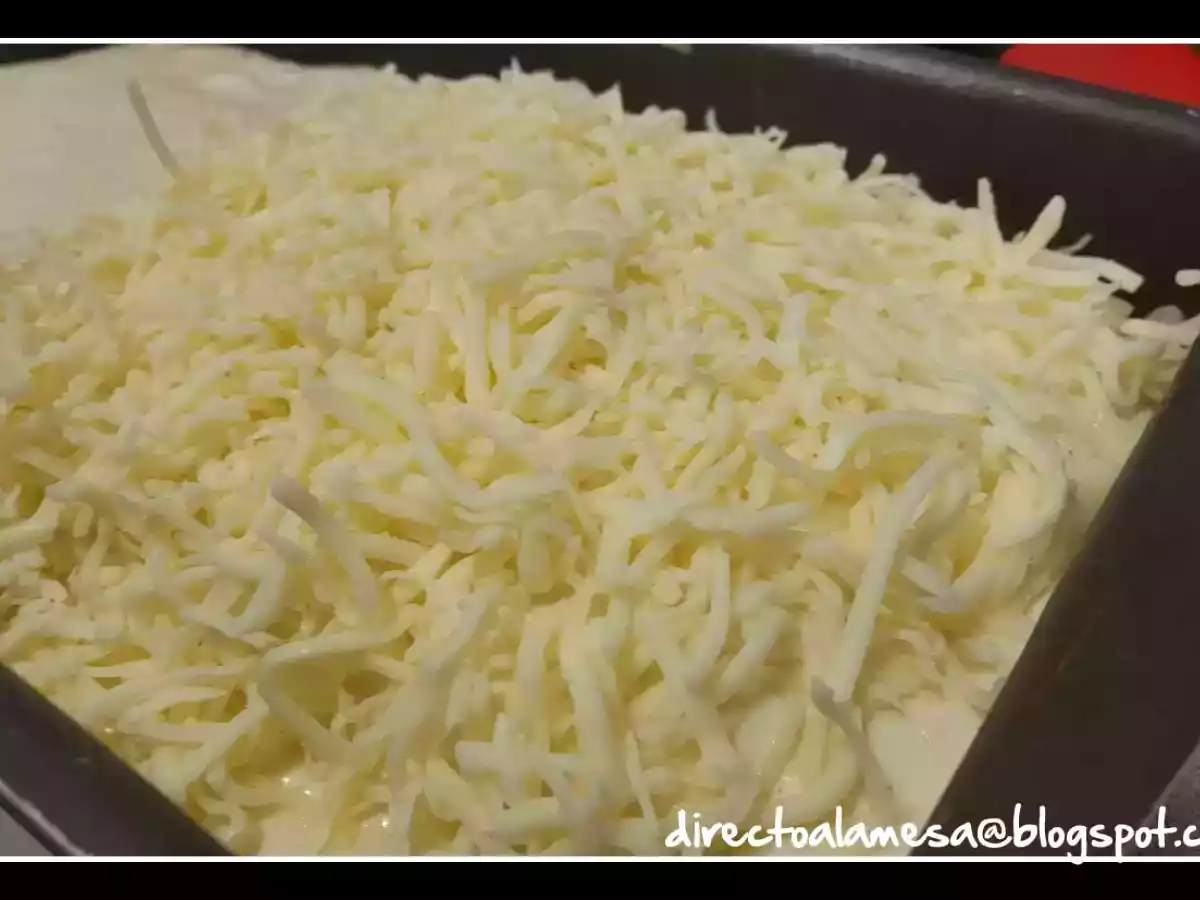 Lasaña de calabacín y carne - foto 2