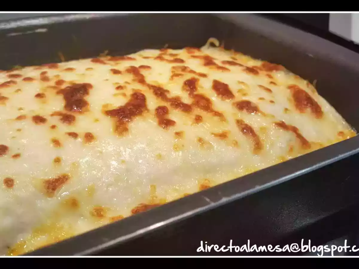 Lasaña de calabacín y carne - foto 4