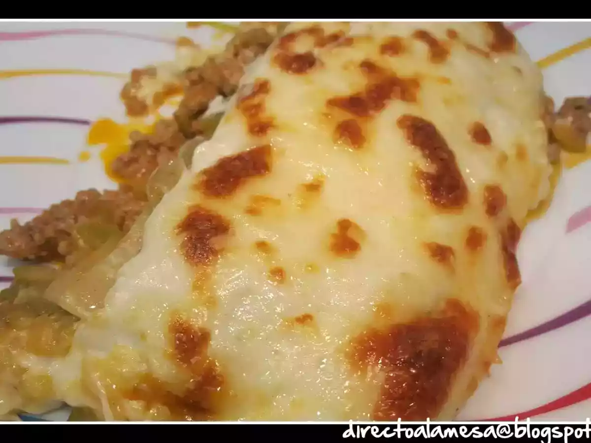 Lasaña de calabacín y carne - foto 7