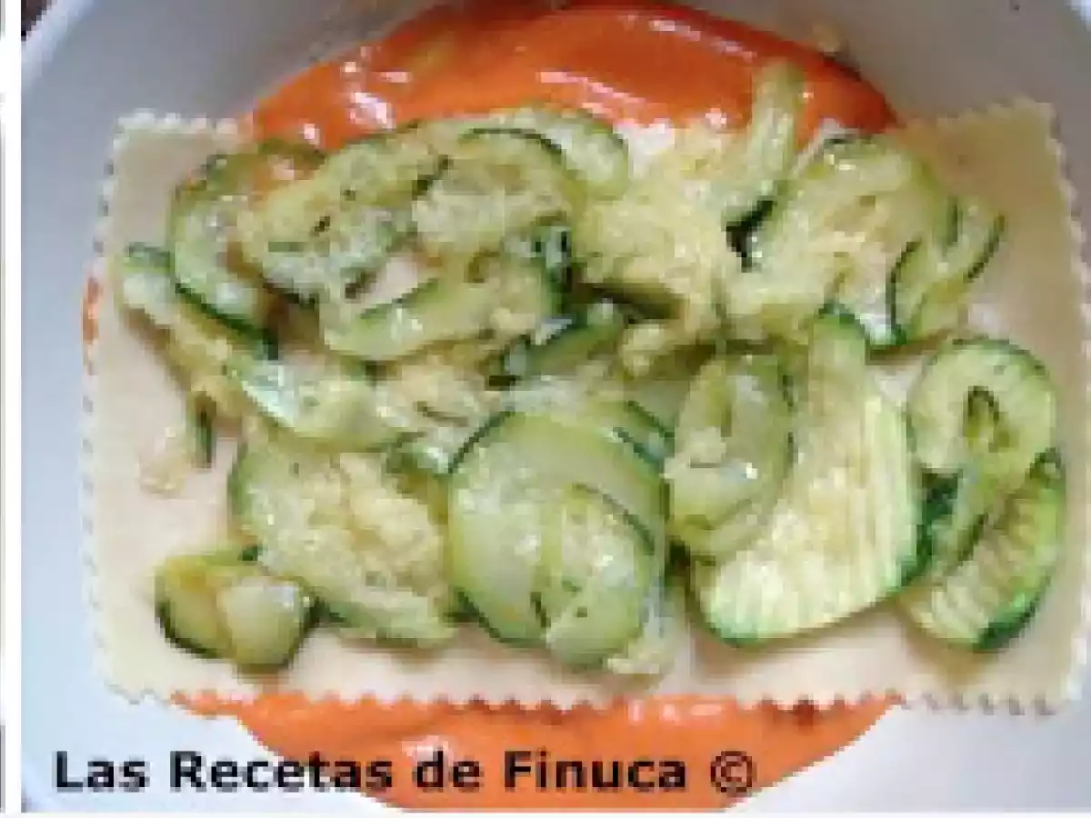 Lasaña de calabacín y champiñón - foto 4