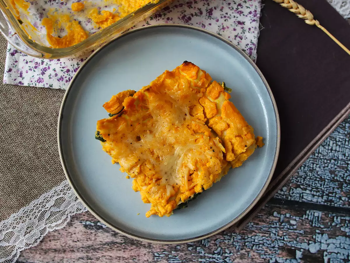 Lasaña de calabaza, espinacas y ricotta - foto 4